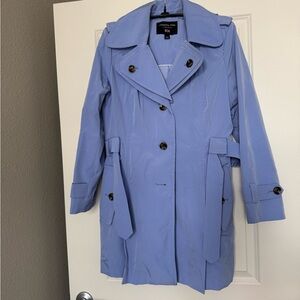 Women's London Fog Blue Trench Coat